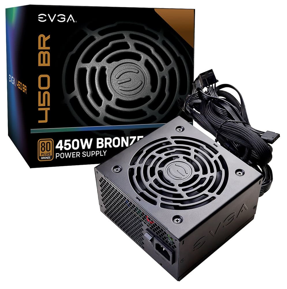 Fonte de Alimentação EVGA 450 BR 100-BR-0450-K1 450W  1