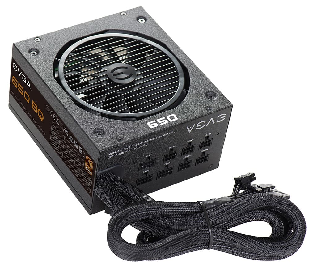 Fonte De Alimentação EVGA 650BQ 80 Plus Bronze 110-BQ-0650-V1 1