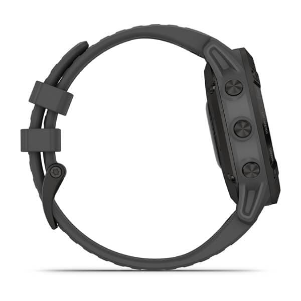 Relógio GPS Garmin fenix 6 Pro Solar 010-02410-13 - Black/Slate Gray 3