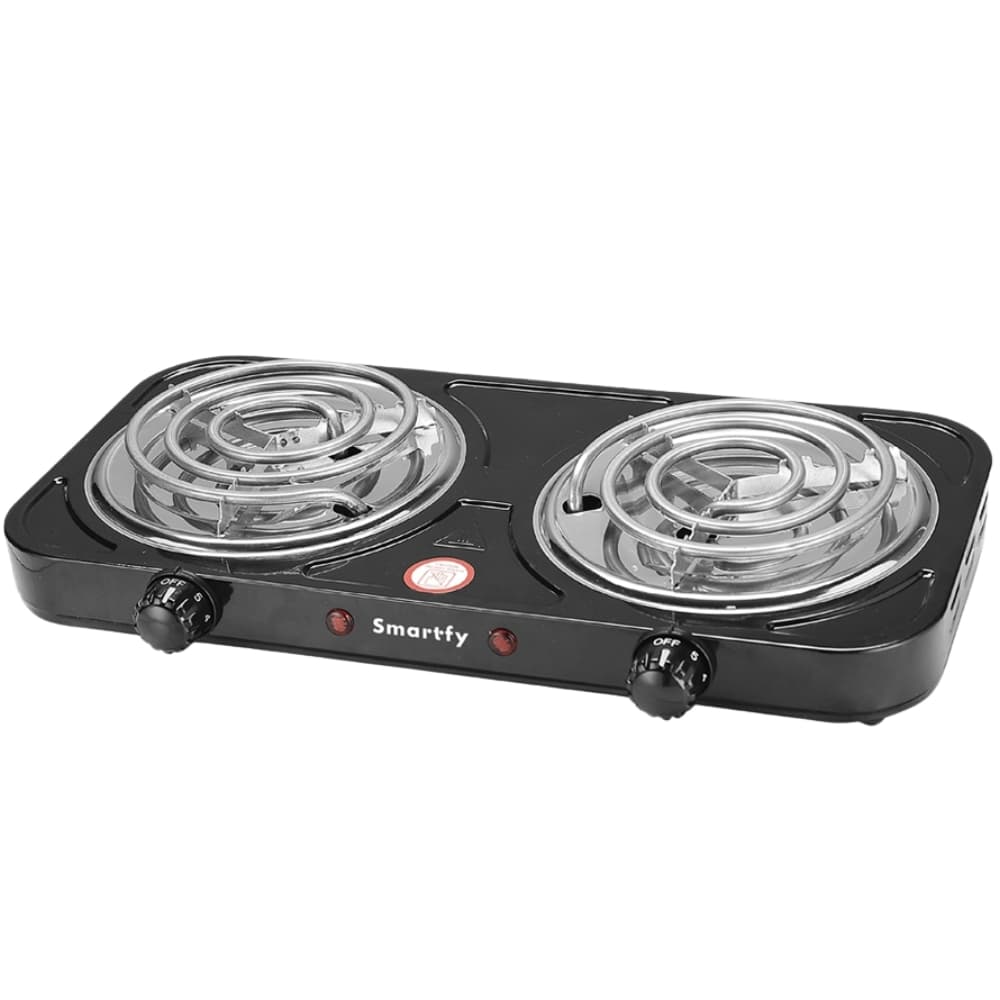 Fogão Elétrico Smartfy FG03B 2000W 220V 2 Bicos - Black