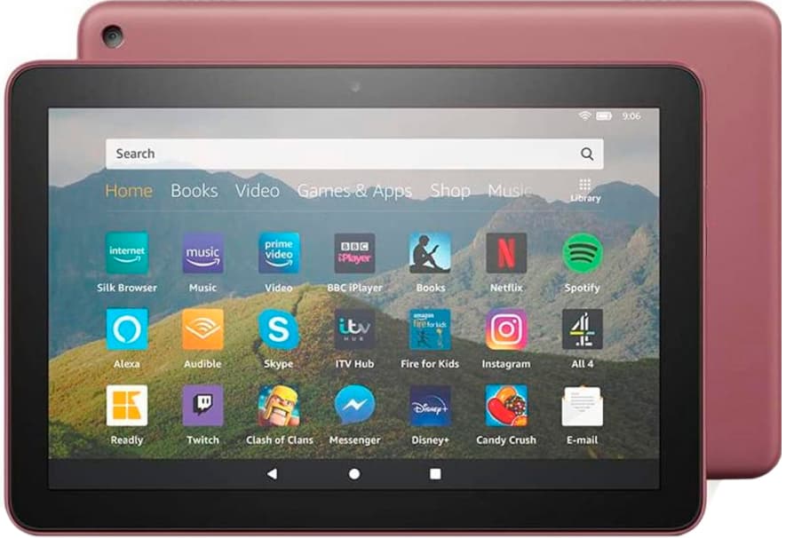 Tablet Amazon Fire HD 8 2/64GB WiFi 8" (10th Gen) - Plum