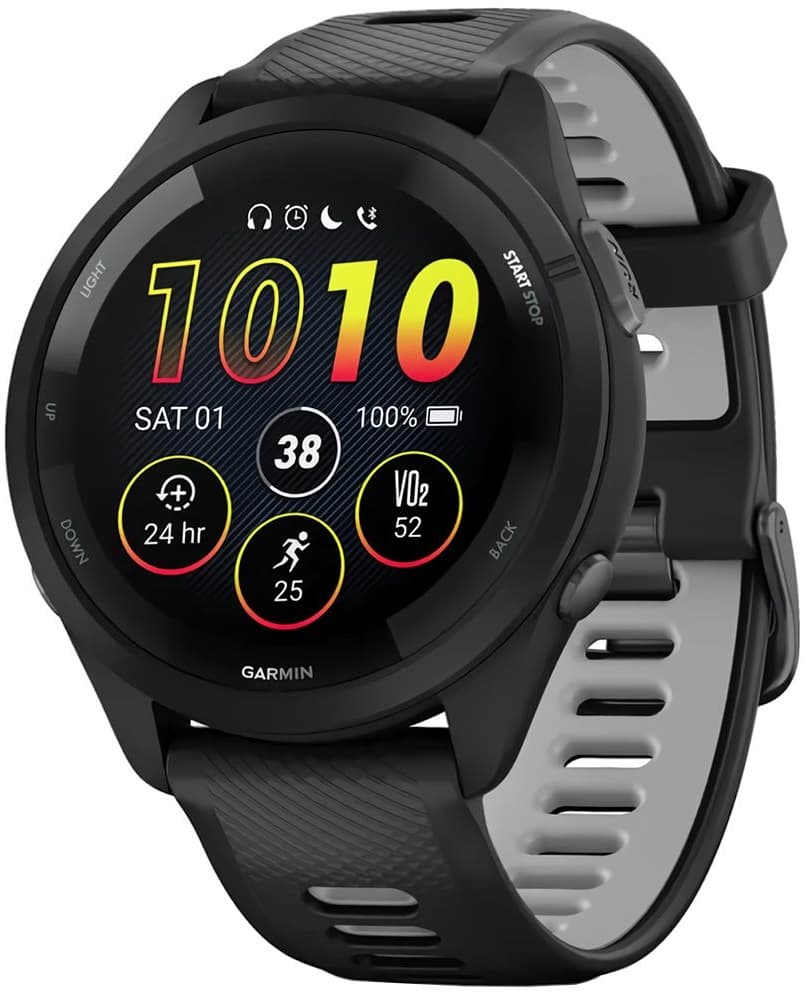 Relógio GPS Garmin Forerunner 265 010-02810-00 - Black/Grey 1