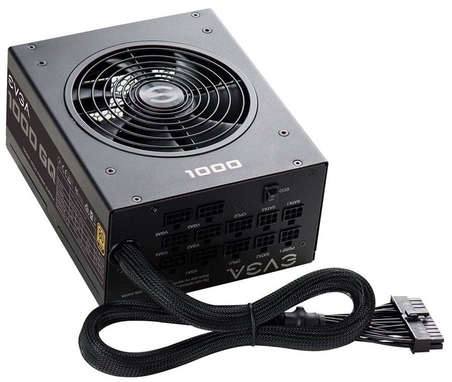 Fonte de alimentação EVGA 210-GQ-1000-V1 GQ 80 Plus Gold 1000W 5