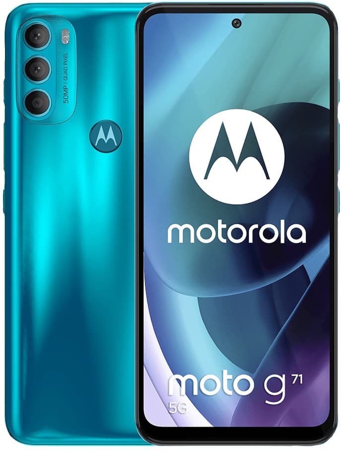 Smartphone Motorola G71 XT2169-1 DS 5G 6.4" 6/128GB - Neptune Green