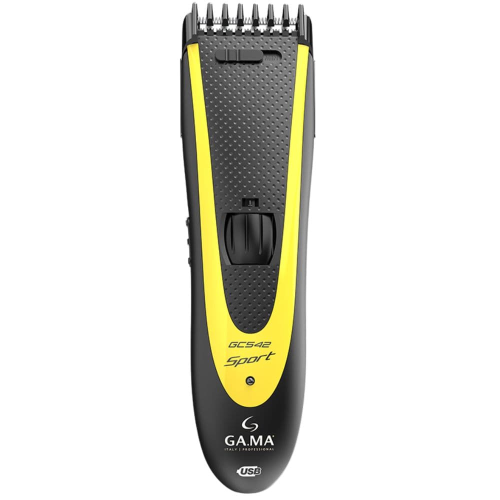 Cortador de Cabelo Gama GC542 Sport - Black/Yellow 1