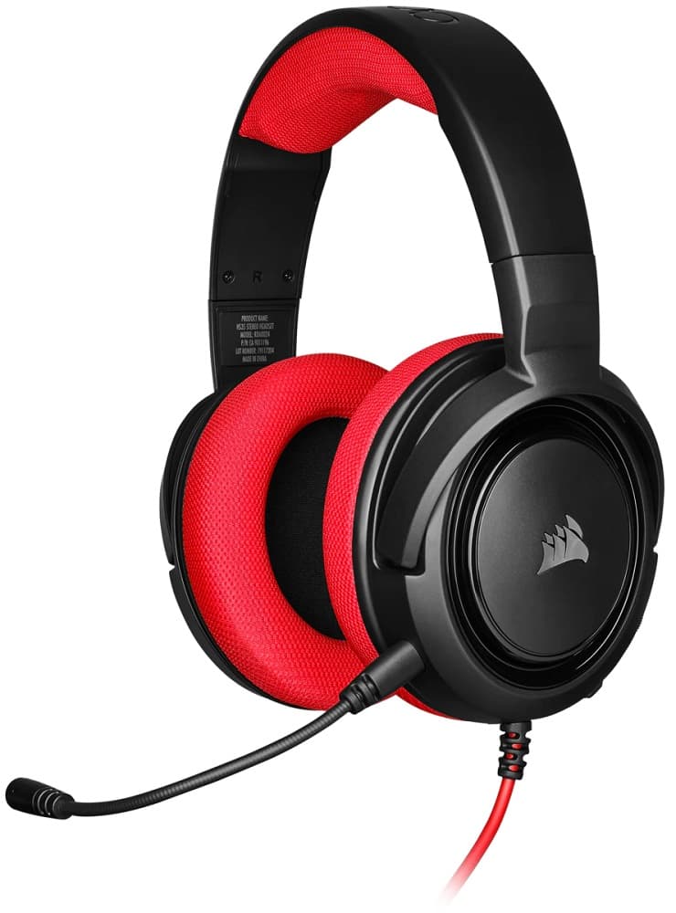 Fone De Ouvido Gaming Corsair HS35 CA-9011198-NA - Vermelho/Preto 1