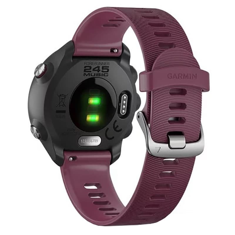 Relógio GPS Garmin Forerunner 245 - Preto/Berry 1