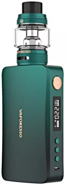 Vaper Vaporesso GEN S 220W 8mL - Black Green 