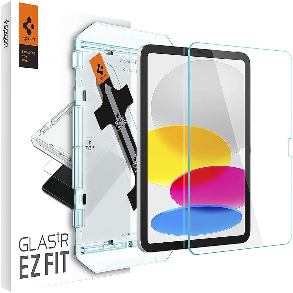 Pelicula Spigen para ipad 10.9" (2022) AGL05554 Glastr Ez Fit