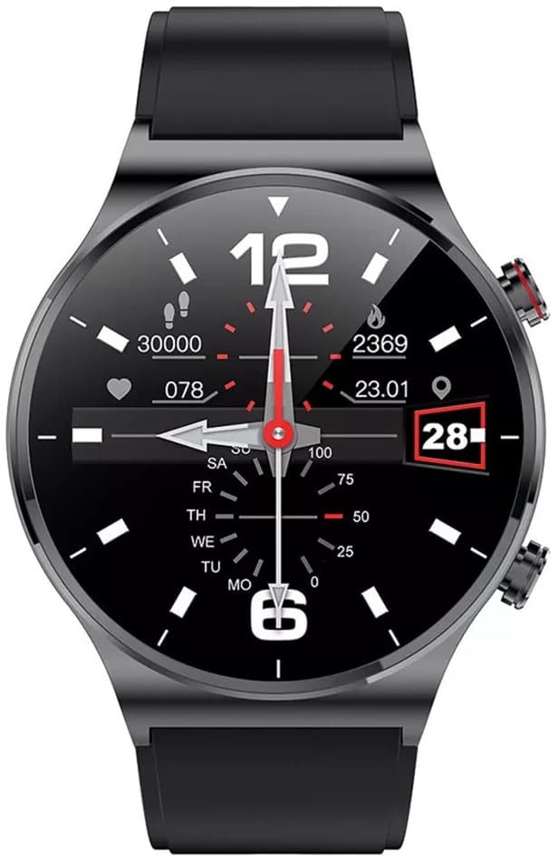 Relógio Smart Blulory Glifo G6 Pro - Black/Silicone 1