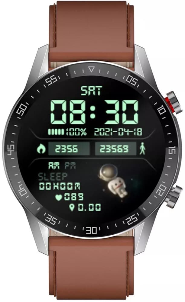 Relógio Smart Blulory Glifo G5 - Silver/Brown 1