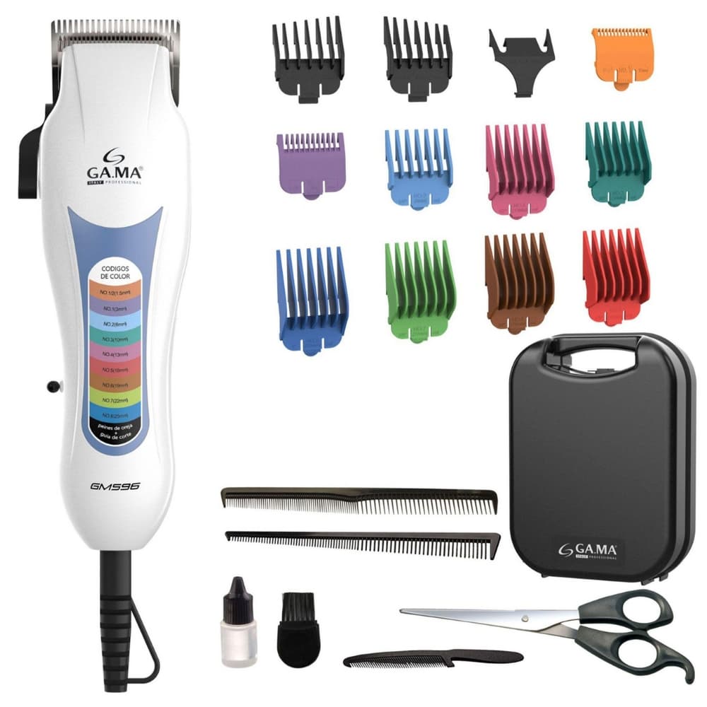 Cortador de Cabelo Gama GM596 Magnetic Clipper 110V - White