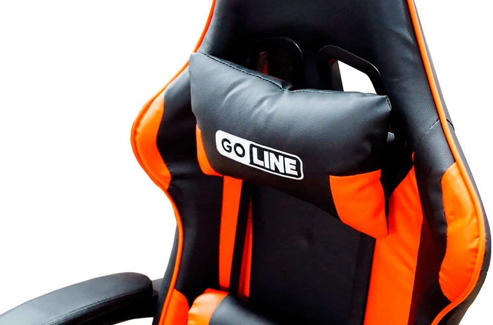 Cadeira Gaming Goline GL-RCN2 Racing 2 - Preto/Laranja 3