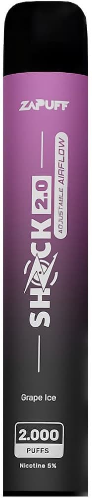 Vaper Zapuff Descartável Shock 2.0 2000 Puffs - Grape Ice