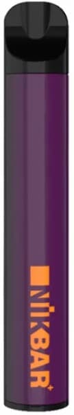 Vaper Descartável Nikbar 5% Nicotina 600 Puffs - Mango Grape Ice
