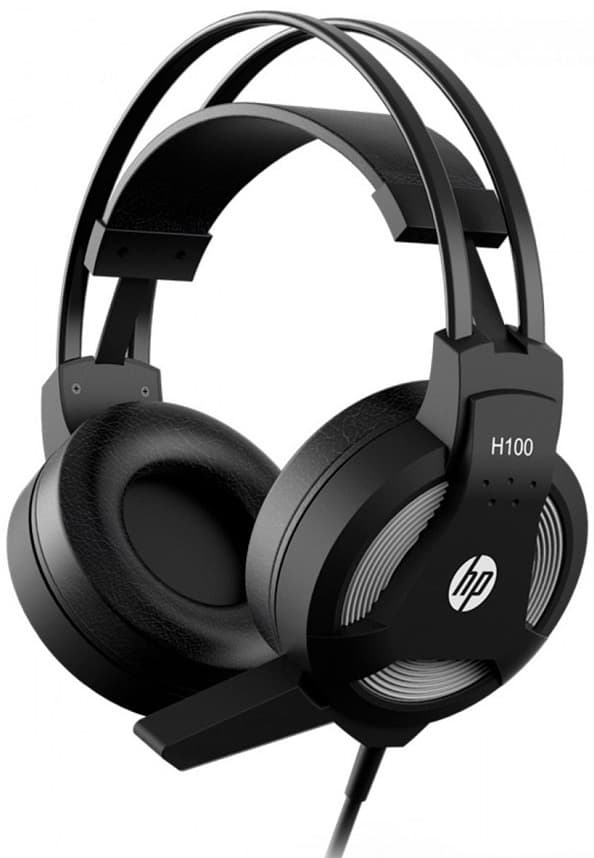 Headset Gaming HP H100 com Microfone Preto