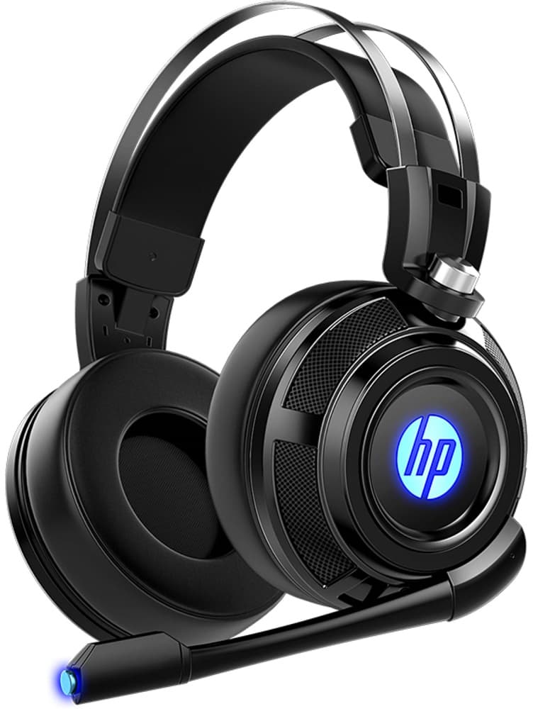 Headset Gaming HP H200 com Microfone LED Preto