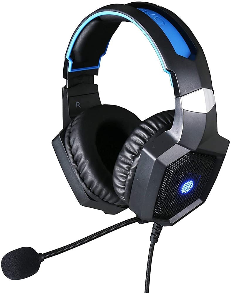 Headset Gaming HP H320 com Microfone LED Preto