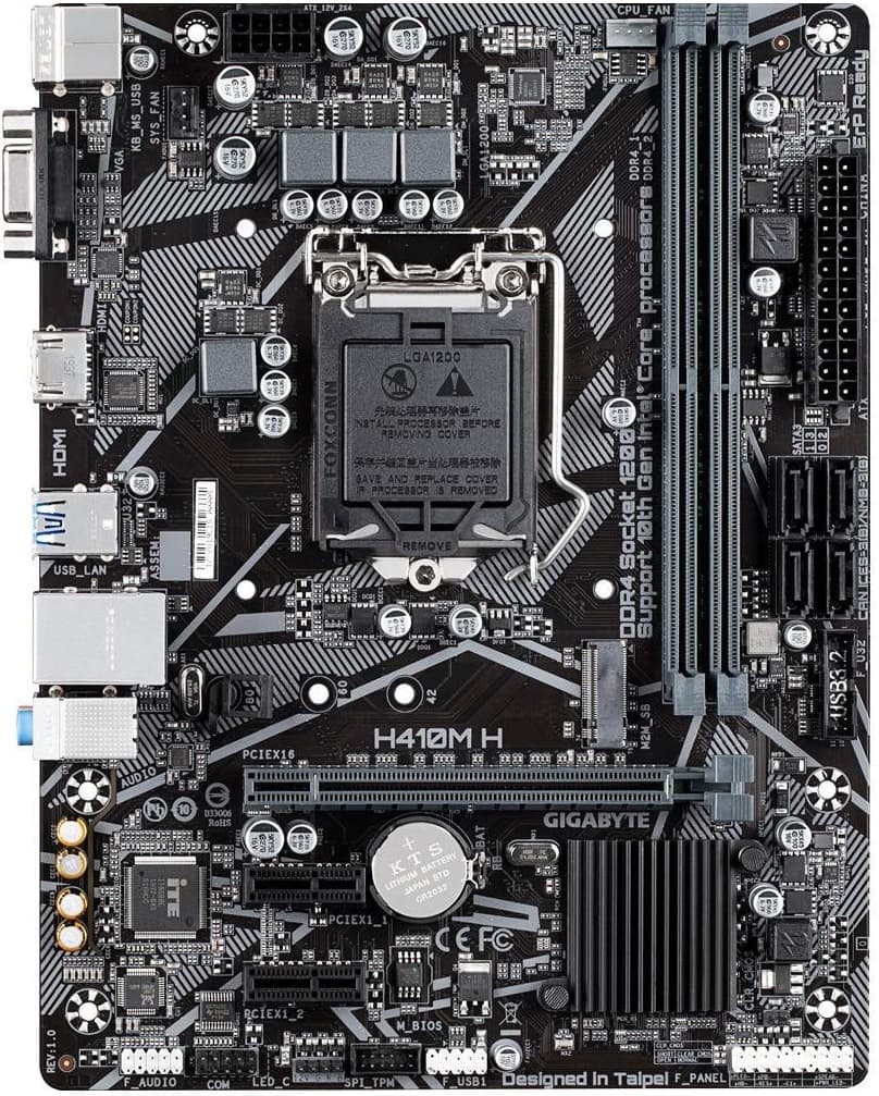 Placa Mãe Gigabyte H410M H V3 Socket LGA 1200/MicroATX DDR4 1