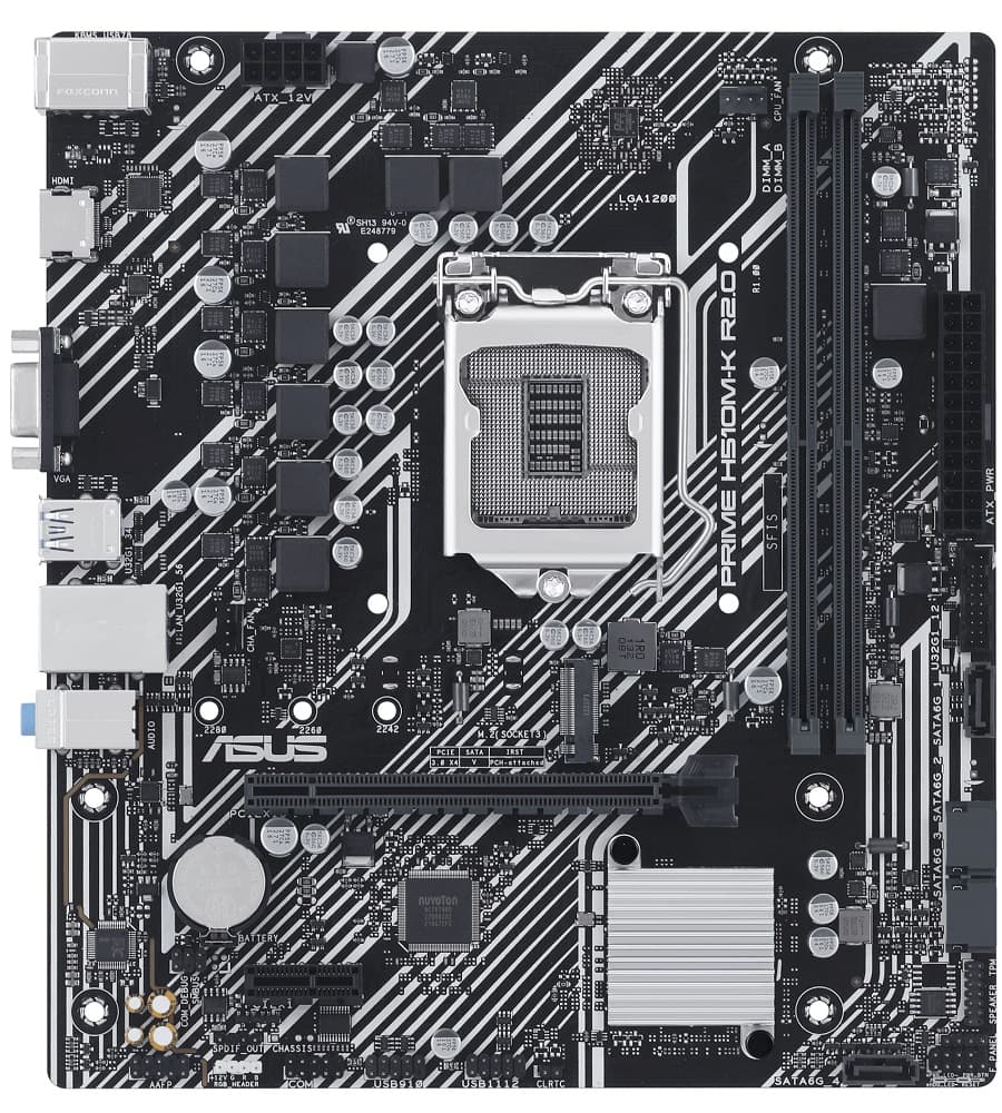 Placa Mãe Asus Prime H510M-K R2.0 LGA 1200 DDR4 4