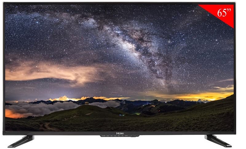 Smart TV LED Haier 65" LE65U6600DUA Ultra HD 4K HDMI/USB Bivolt Preto
