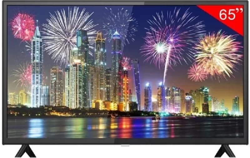 Smart TV LED Luxor 65" LX-E65EK1200 4K Ultra HD HDMI/USB Bivolt + Air Mouse + Suporte Fixo Preto