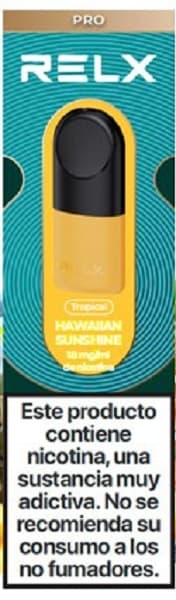 Essencia Para Vaper Relx Pod Hawaiian Sunshine 5% Nicotina - 1.9mL (2 Unidades)