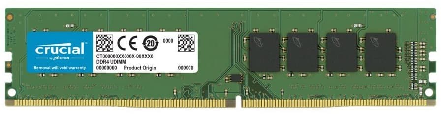 Memória RAM para PC Crucial CB16GU2666 DDR4 16GB 2666MHz
