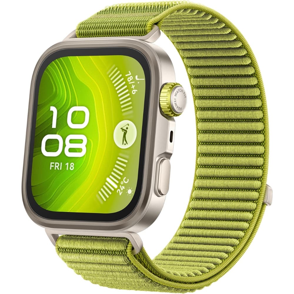 Relógio Smart Huawei Watch Fit 4 Pro SYA-B29 - Titanium/Green Nylon
