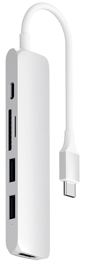 Hub Satechi USB-C Slim V2 ST-SCMA2S - Silver 1