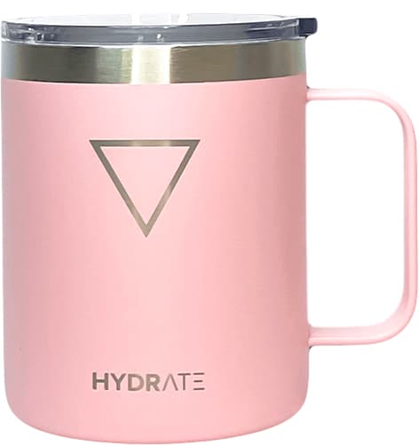 Caneca Térmica Hydrate Café Rosa Pastel - 355ml