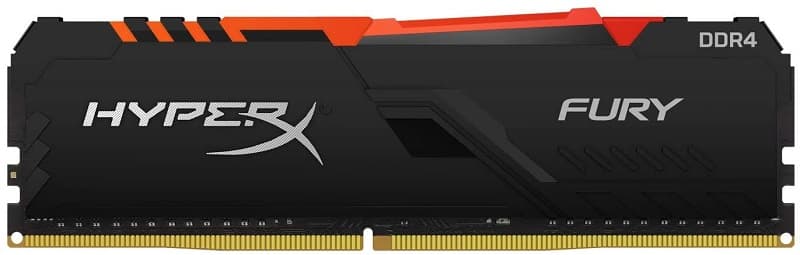Memória para PC Kingston 16GB 3200MHz DDR4 HyperX FURY HX432C16FB3A/16 RGB