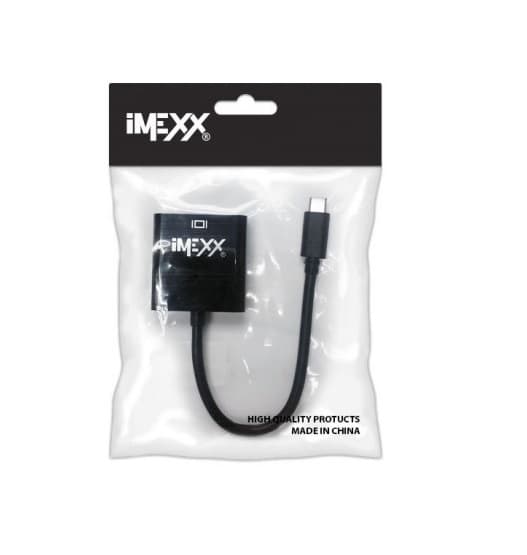 Adaptador Imexx IME-19867 Mini Display Port (M) a HDMI (F) - Black 1