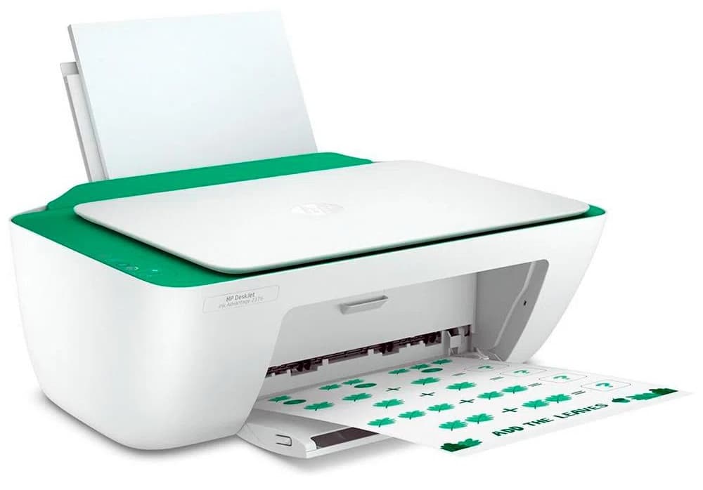 Impressora Multifuncional HP DeskJet 2375 3 En 1 Bivolt - Branco/Verde 1