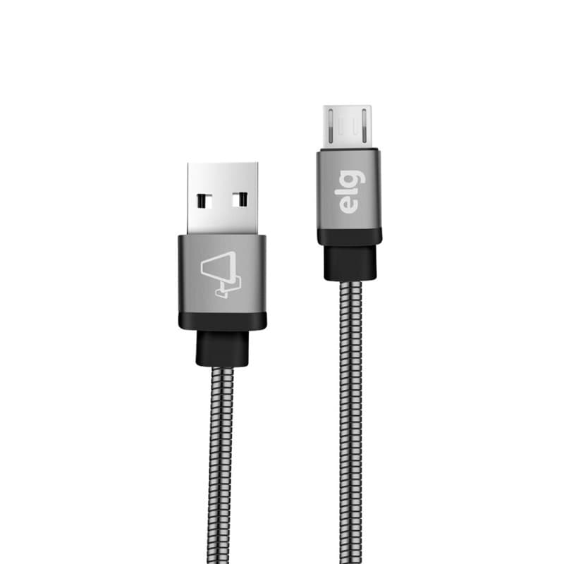 Cabo Micro USB ELG Inox INX510GY (1M) Cinza 1