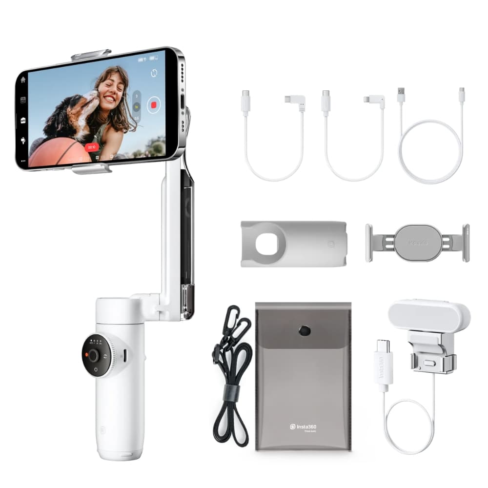 Estabilizador Insta360 Flow Creator Kit - Summit White (CINSABBA) 1