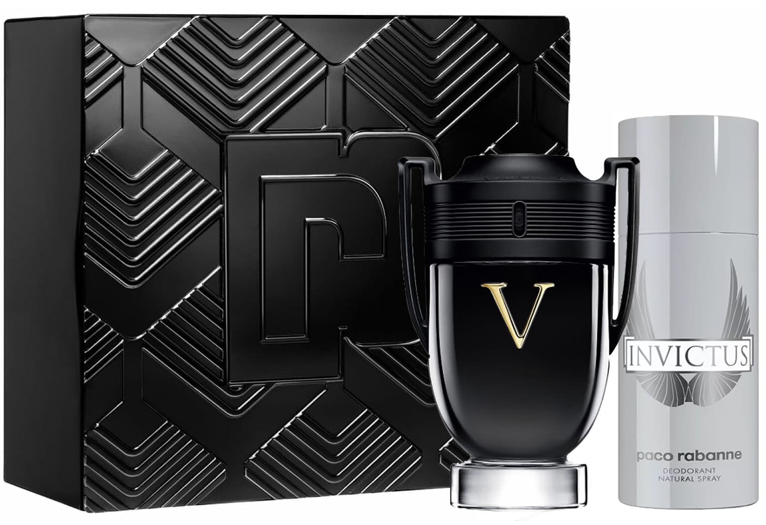 Kit Perfume Paco Rabanne Invictus Victory EDP Extreme 100ml + Desodorante Invictus 150ml - Masculino 1