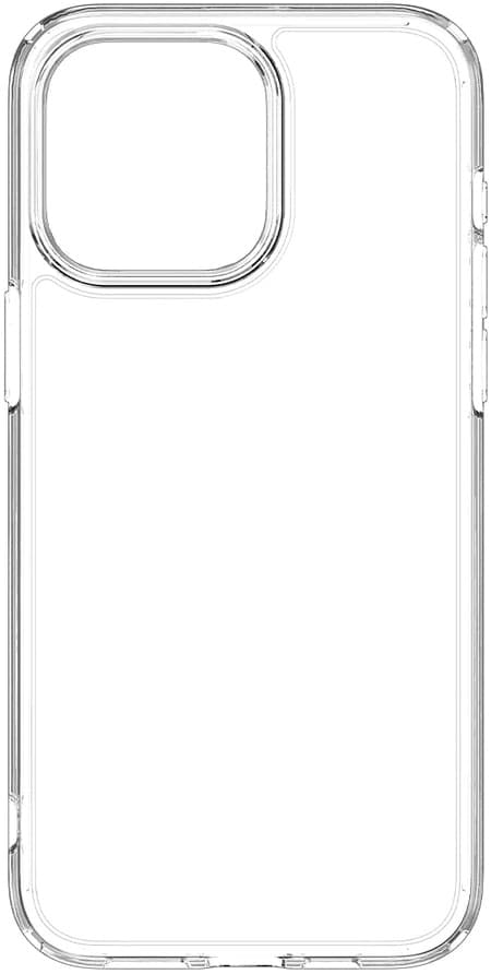 Capa Spigen iPhone 15 Pro Max ACS06450 MagFit Crystal Hybrid - White/Transparente 1