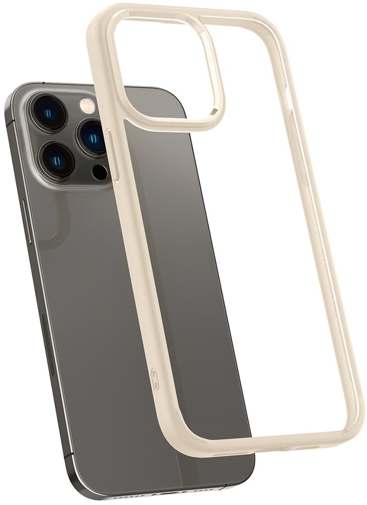 Capa Spigen iPhone 14 Pro Max ACS04641 Crystal Hybrid - Sand Beige 1