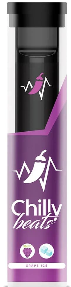 Vaper Descartável Chilly Beats C6 5% Nicotina 600 Puffs - Grape Ice