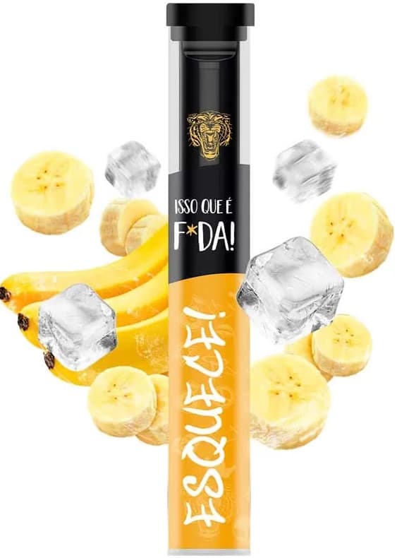 Vaper Descartável Chilly Beats Isso Que É Foda 5% Nicotina 1000 Puffs - Banana Ice