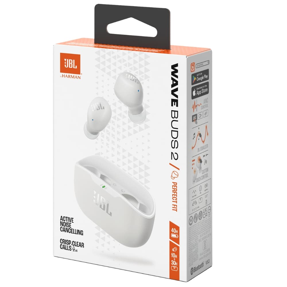 Fone de Ouvido JBL Wave Buds 2 Bluetooth - White 4