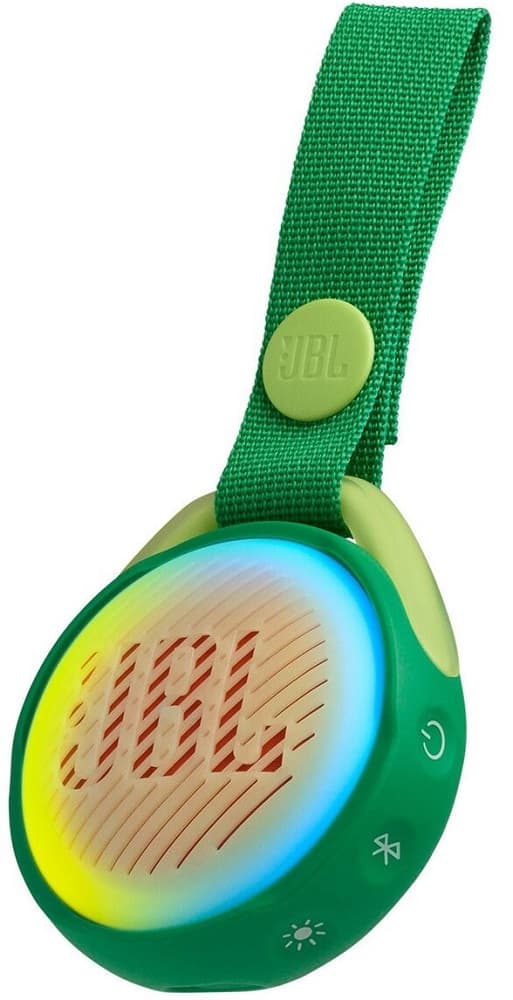 Speaker JBL JR POP Bluetooth/Iluminação LED/IPX7/Bateria 600 MAh - Azul