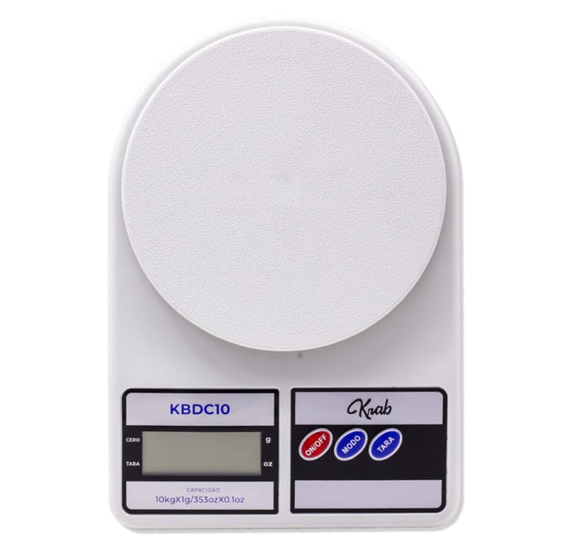 Balança Digital de Cocinha Krab KBDC10 - Branco 1