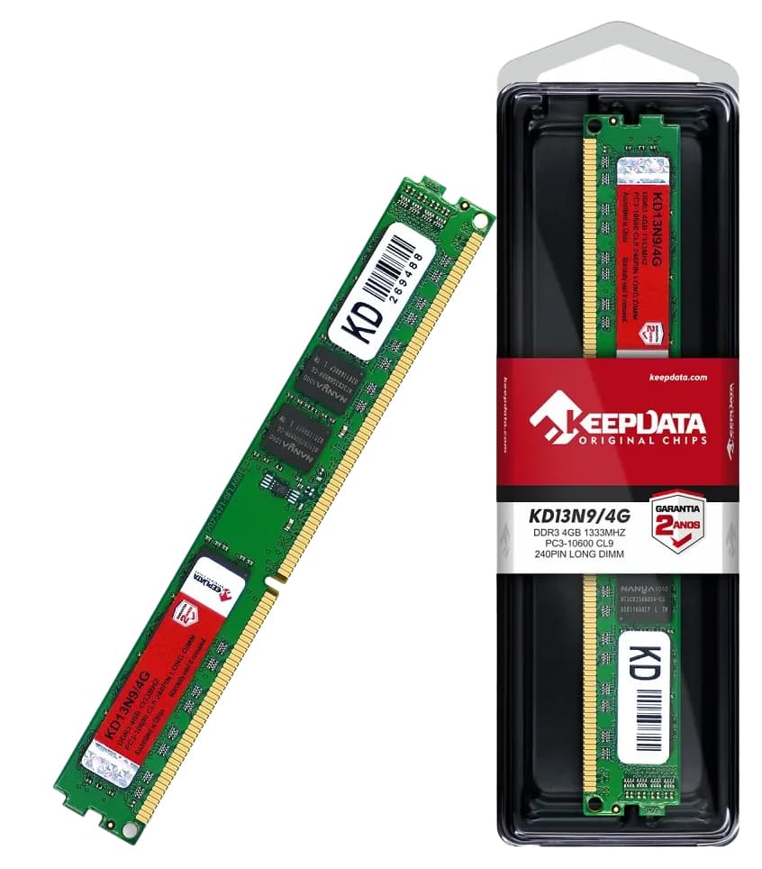 Memória RAM para PC KeepData KD13N9/4 4GB DDR3 1333MHz 3