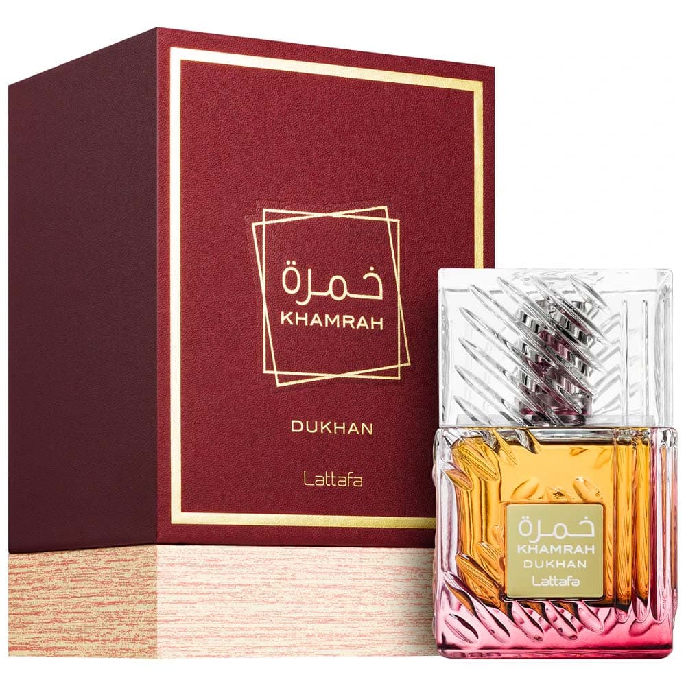 Perfume Lattafa Khamrah Dukhan EDP Unissex - 100mL
