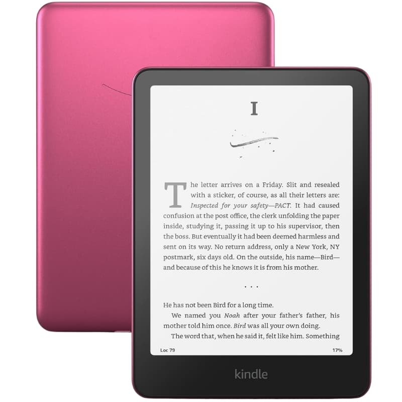 E-Book Amazon Kindle Paperwhite Signature Edition (32GB) 7" 2024 - Metallic Raspberry (Caixa Feia)