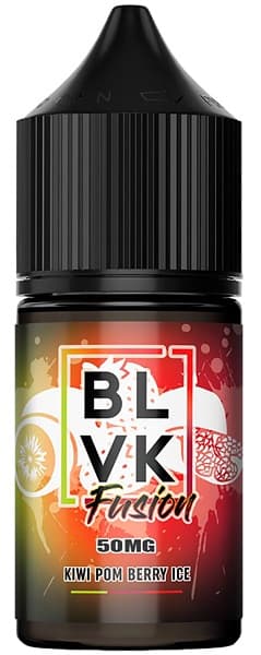 Essência Para Vaper BLVK Fusion Salt 50mg Nicotina Kiwi Pom Berry Ice - 30ml