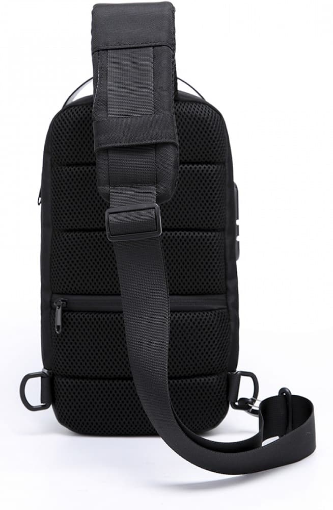 Bolsa Transversal Kolke Antifurto Urban KVM-598 - Black 3