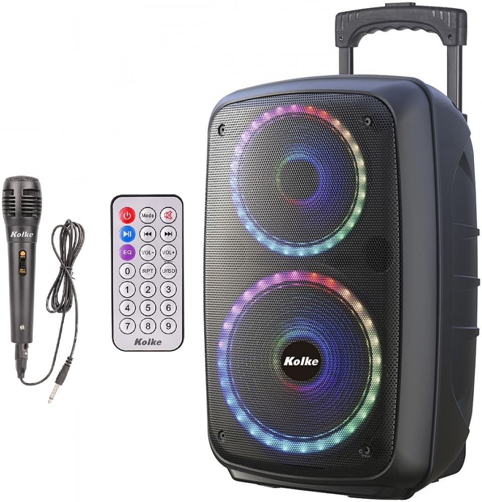 Caixa de Som Duplo Kolke Cromos KPB-510 Bluetooth - Black 1